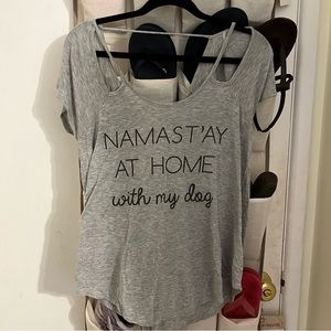 ❌SOLD❌ Alya Gray Graphic Tee